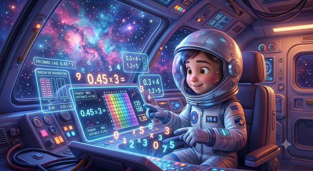 How to Help Your Year 4 Child Master Decimals and Multiplication Without the Tears?